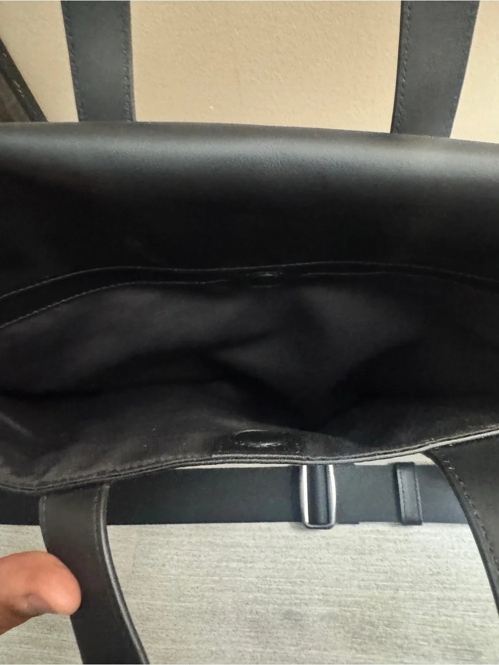 Coach Brown Signature Canvas Messenger with Black Leather Trim